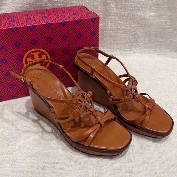 Tory Burch Shoes - TORY BURCH Miller Wedge Sandals